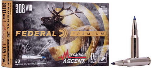 Federal Terminal Ascent 308win 175gr Ammo 20 Round